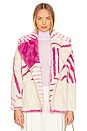 view 1 of 5 Rita Coat in Pink Stripe