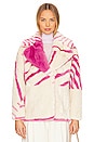 view 2 of 5 Rita Coat in Pink Stripe