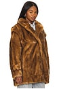 view 3 of 5 Gwenyth Coat in Honey