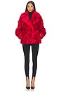 view 4 of 4 MANTEAU RITA in Red