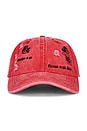 view 1 of 3 CASQUETTE in Washed Red