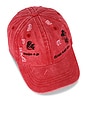 view 3 of 3 CASQUETTE in Washed Red