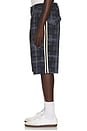 view 1 of 5 SHORT in Blue Plaid
