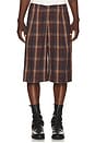 view 1 of 5 Tartan Hollywood Shorts in Brown