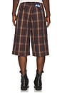 view 2 of 5 Tartan Hollywood Shorts in Brown