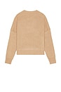 view 2 of 4 Logo Boxy V Neck Knit Sweater in Brown