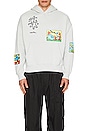 view 3 of 3 X Keith Haring Liberty Hoodie in Grey