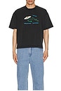 view 3 of 3 Thanks For Asking Reversible Tee in Black