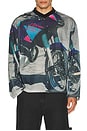 view 3 of 4 Marsielle Moto Jersey in Multi in 