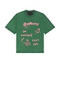 view 4 of 4 Good Morning Cops Vintage Tee in Green