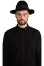 view 2 of 4 Fedora Wool Felt Hat in Black