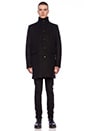 view 1 of 5 Gavin 46 Compact Melton Jacket in Black
