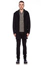 view 2 of 5 Gavin 46 Compact Melton Jacket in Black