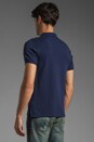 view 3 of 5 Rubi Slim JL Pique Polo in Dark Blue/Purple in Dark Blue & Purple