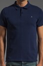 view 4 of 5 Rubi Slim JL Pique Polo in Dark Blue/Purple in Dark Blue & Purple
