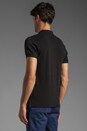 view 3 of 5 Rubi Slim JL Pique Polo in Black