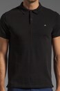 view 4 of 5 Rubi Slim JL Pique Polo in Black