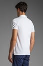 view 3 of 5 Rubi Slim JL Pique Melange Polo in White
