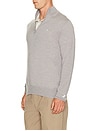 view 2 of 6 Kian Knitted Sweater in Grey Melange