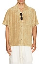 view 1 of 4 Ted Stripe Terry Shirt in KELP
