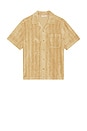 view 4 of 4 Ted Stripe Terry Shirt in KELP