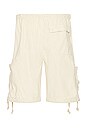 view 2 of 4 Parachute Cargo Shorts in Ecru