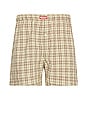 view 1 of 3 Check Boxer in Brown