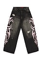view 1 of 5 Pink Blade XL Colossus Jeans in Black