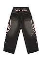 view 2 of 5 Pink Blade XL Colossus Jeans in Black
