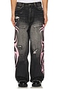 view 3 of 5 Pink Blade XL Colossus Jeans in Black