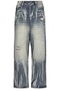 view 1 of 4 Super Bleached Scuff XL Colossus Jeans in Blue