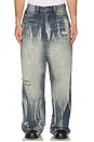 view 3 of 4 Super Bleached Scuff XL Colossus Jeans in Blue