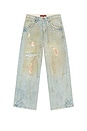 view 1 of 6 Blue Sun Bleached Surf Colossus Jeans in Blue