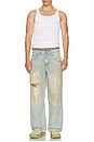 view 6 of 6 Blue Sun Bleached Surf Colossus Jeans in Blue