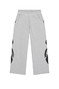 view 2 of 6 Gothic Printed Joggers in Grey