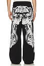 view 4 of 6 Gothic Printed Joggers in Black