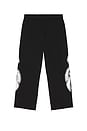 view 6 of 6 Gothic Printed Joggers in Black