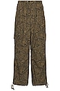 view 3 of 5 Parachute Pants in Forest Camo
