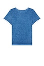 view 2 of 3 Made in Heaven Ringer Tee in Blue