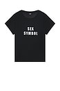 view 1 of 4 Sex Symbol Tee in Black & White