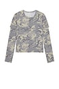 view 1 of 4 Double Layer Mist Long Sleeve Tee in Camo