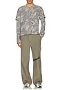 view 4 of 4 Double Layer Mist Long Sleeve Tee in Camo