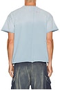 view 2 of 4 Make Noise Spliced Frayed T-Shirt in Light Blue