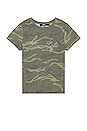 view 1 of 4 Low Life Camo T-Shirt in Green