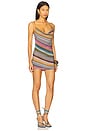 view 2 of 3 Stripe Mini Dress in Multi