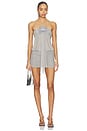 view 1 of 4 VESTIDO RUCHED MINI in Grey