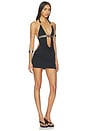 view 2 of 3 Anora Cut Out Mini Dress in Black