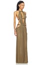 view 2 of 4 VESTIDO MAXI in Brown