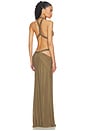 view 3 of 4 VESTIDO MAXI in Brown