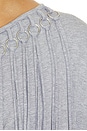 view 4 of 4 Ophidian Fringe Jersey Mini Dress in Grey Marl